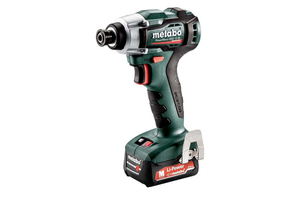 Metabo POWERMAXX SSD 12 BL Slagmoersleutel - 12V - 2x2Ah - Incl. MetaBox