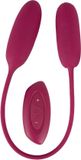 Sweet Smile Vibrerend en Kloppende Vaginale Eitjes - Dubbele Vibratie Ei met Afzonderlijke Motoren - 10 Vibratiestanden en Draadloze Afstandsbediening 50 cm