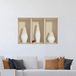 3D-muursticker, zelfklevend, 3D-effect, wit, houten vazen, muursticker, slaapkamer, volwassenen, muursticker, 3D-decoratie, woonkamer, muursticker, trompe, oog, 60 x 90 cm