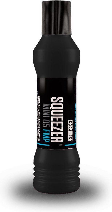 Grog Squeezer FMP Mini Verfstift - Death Black - 5mm - Zwart