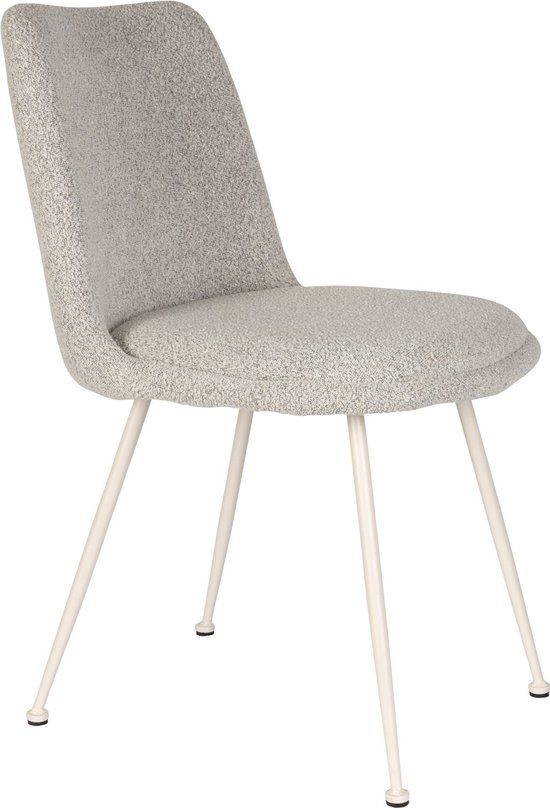 Feliz Lifestyle Fijs Eetkamerstoelen Taupe - Set van 2 - Design - Kunststof - Grijs