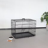 Hondenbench - Zwart - 91 x 61 x 67 cm - Metaal/Kunststof - Opvouwbaar