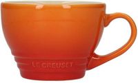 Le Creuset Grote Cappuccino Mok Oranjerood 0,4l