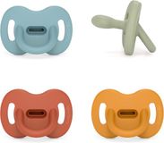 Suavinex, Set van 4 siliconen fopspenen, 6/18 maanden, SX Pro speen