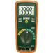 Extech EX430A True RMS Multimeter, 11 Functies, Type K, Auto | AC/DC tot 1000V, stroom tot 10A, weerstand, capaciteit, frequentie, Type K-temp, CAT III, holster