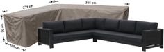 Raffles Covers Housse de salon en L 355 x 275 x 70 cm Taupe