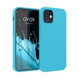 kwmobile telefoonhoesje geschikt voor Apple iPhone 12 / iPhone 12 Pro - Hoesje voor smartphone - Back cover in ijsblauw