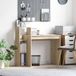 Maison Exclusive Bureau exclusif - Bois stratifié imitation chêne Sonoma, dimensions 100 x 40 x 90 cm