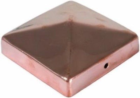 Intergard Paalornament pyramide koper, 91x91mm