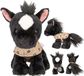 Depesche Miss Melody knuffel paard Black Angel - 20 cm