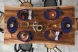 Merkloos Ovale placemats - Strand - Zee - Anker - 6 stuks