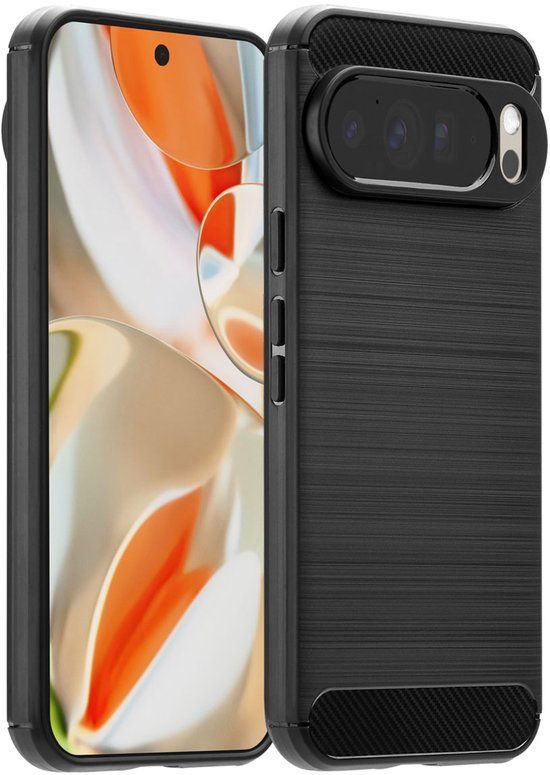 imoshion Hoesje - Geschikt voor Google Pixel 10 Pro XL - Brushed Backcover - Zwart