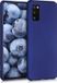 kwmobile telefoonhoesje geschikt voor Samsung Galaxy A41 - Hoesje voor smartphone - Back cover in metallic blauw