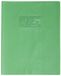 Clairefontaine Calligraphe 72111C Schriftomslag met Lederkorrel structuur Lichtgroen - 17x22 cm - 22/100ste met Etikethouder - PVC Opaak