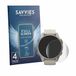 Savvies - Screenprotector voor Garmin Fenix 9 (43 mm) - Folie Beschermfolie transparant volledig dekking 4 Stuks