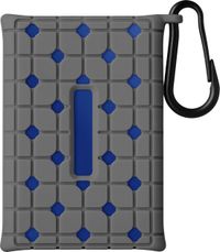 kwmobile case voor harde schijf - geschikt voor Samsung T7 Portable SSD - SSD-cover van silicone - In grijs