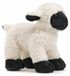 Uni-Toys - Lam zwart-wit - 19 cm - Pluche schaap