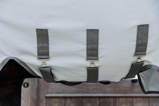 Eczeemdeken met hood grijs 140 - Paard