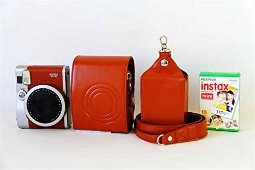 Zakao Mini 90 Camera Case for Fujifilm Fuji Instax Mini 90 - Brown