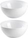 Plasticforte Serveerschaal - 2 stuks - Wit - Kunststof - 23 cm