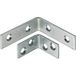 Häfele BASIC Support de chaise en acier inoxydable, 50x50x15 mm