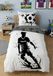 Omgoods - Housse de couette réversible pour enfants 140 x 200 cm avec motif sportif