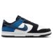 Nike Dunk Low Retro - Hommes - Baskets - Noir/Blanc/Bleu