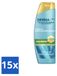 Head & Shoulders 15 x DermaXPro anti-roos shampoo met aloë vera - 250 ml - voordeelverpakking
