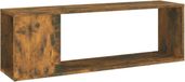 vidaXL Tv-meubel 100x24x32 cm bewerkt hout gerookt eikenkleurig