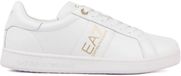 Ea7 Emporio Armani Lage sneakers 7x000332_af10848 Wit/Goud Leer Unisex Volwassenen EU 45 1/3