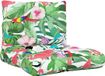vidaXL Palletkussen - Groen en roze