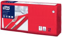 Tork Soft Lunchservet Rood 33x33 cm 3-laags 1500 stuks