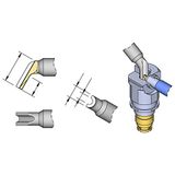 JBC Tools C210023 Soldeerpunt Beitelvorm, recht Inhoud: 1 stuk(s)