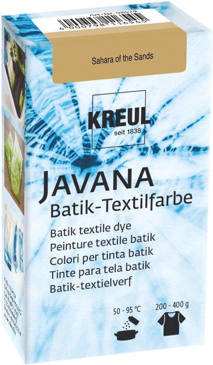 Kreul Lichtbruine Batik Textile Dye - 70ml tie dye verf