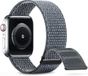By Qubix Nylon Sport Loop Bandje Grijsgroen voor Apple Watch 44/45/46/49mm