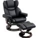 Mobliva Fauteuil Inclinable Avec Repose-pieds, Noir