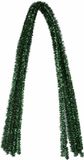 Merkloos Moebius Creativ Chenilledraad - 10x - Donkergroen Glitter - 8 mm x 50 cm