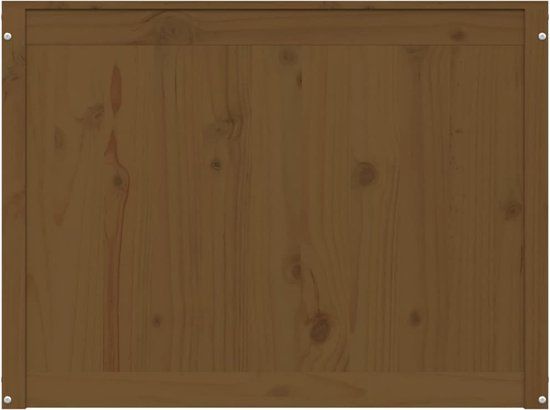 vidaXL Wasmand 88,5x44x66 cm massief grenenhout grijs