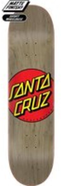 Santa Cruz Classic Dot Skateboard Deck - 8.375 - Brown