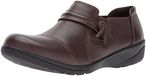 Clarks Cheyn Madi Slip On Loafer, Dark Brown Tumbled Leather, 6,5 US