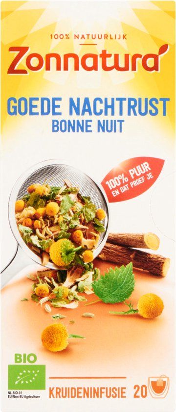 Zonnatura Thee Goede Nachtrust Bio - 20 stuks