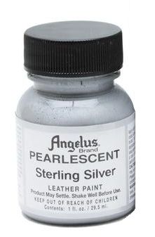Angelus 1499808831 Acrielverf Zwart, Zilver