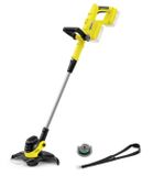Kärcher LTR 3-18 DUAL 30 cm Batterie Noir, Acier inoxydable, Jaune