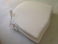 euro form 2x Bistro Terrasstoelkussen Beige Katoen