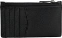 BOSS Leren Kaarthouder New Crosstown 10 CC With Zip Black Zwart