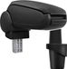 [pro.tec]® Accoudoir pour Volkswagen Touran, Caddy 2K, noir, plastique, rabattable, avec espace de rangement