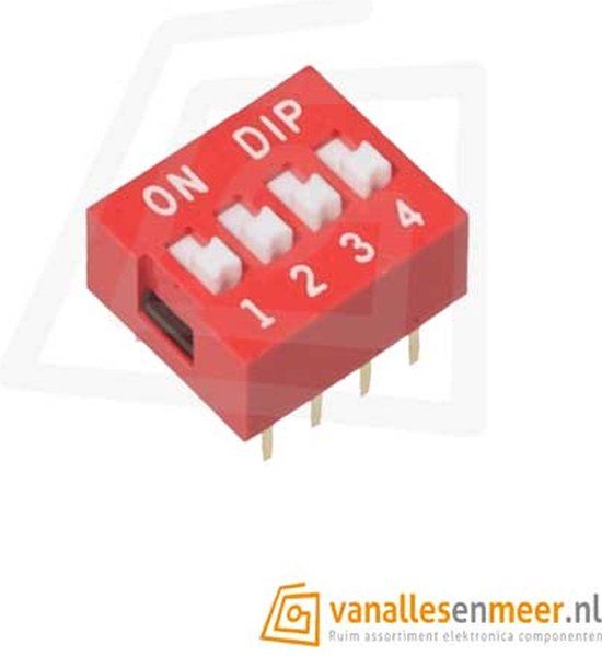 VAEM Dip switch 4-voudig