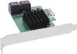 InLine® Interfacekaart, 4 x SATA 6 Gb/s controller, PCIe 2.0 (PCI-Express)