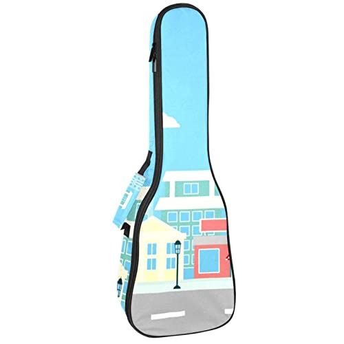 Mersov Tenor Ukulele Gigbag Waterdichte Ukelele Case Gewatteerde Rugzak, Geweldig voor Sopraan Concert (21/23/24")