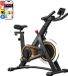 JASPORT A3 Hometrainer en Spinningfiets pour la maison – Résistance par friction, Bluetooth, écran LED, Kinomap & Zwift, volant d'inertie de 7,5 kg – Noir